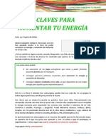 5 Claves para Aumentar Tu Energía