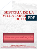 Historia Del Potosi