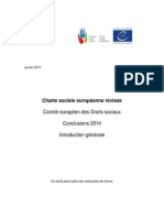 Raportul Comitetului European asupra drepturilor sociale în România - ianuarie 2015 - introducere generală