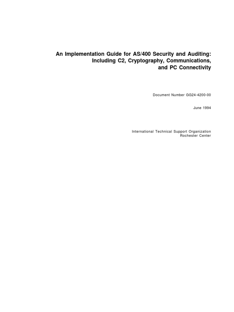As 400 Security | PDF | Internet Protocol Suite | Ibm System I