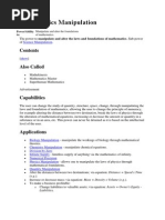 Mathematics Manipulation