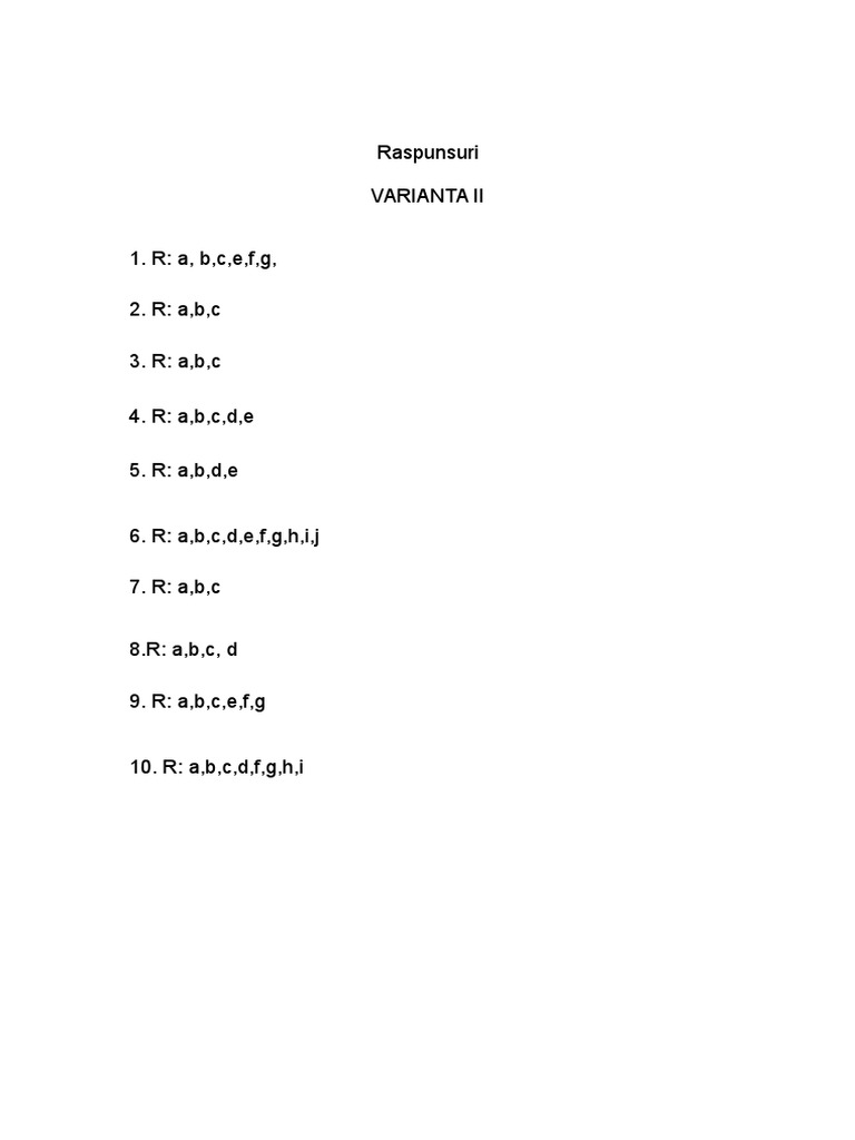 Raspuns 2 | PDF