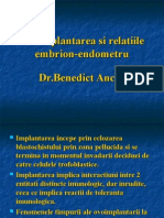 Ovoimplantarea Si Relatiile Embrion-Endometru