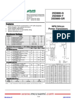 datasheet 2SD880