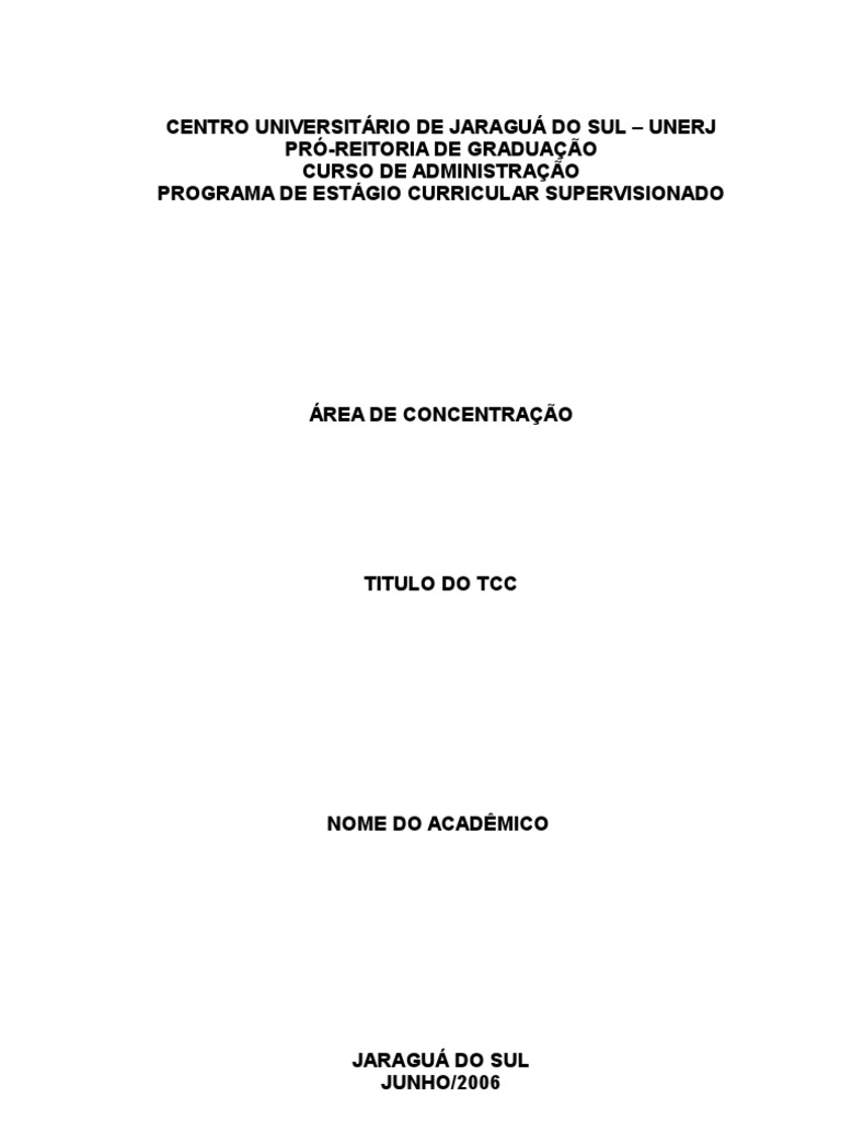 003 Monografia ABNT Modelo | PDF | Mestrado | Academia