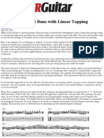 Master Ultra-Fast Runs With Linear Tapping PDF