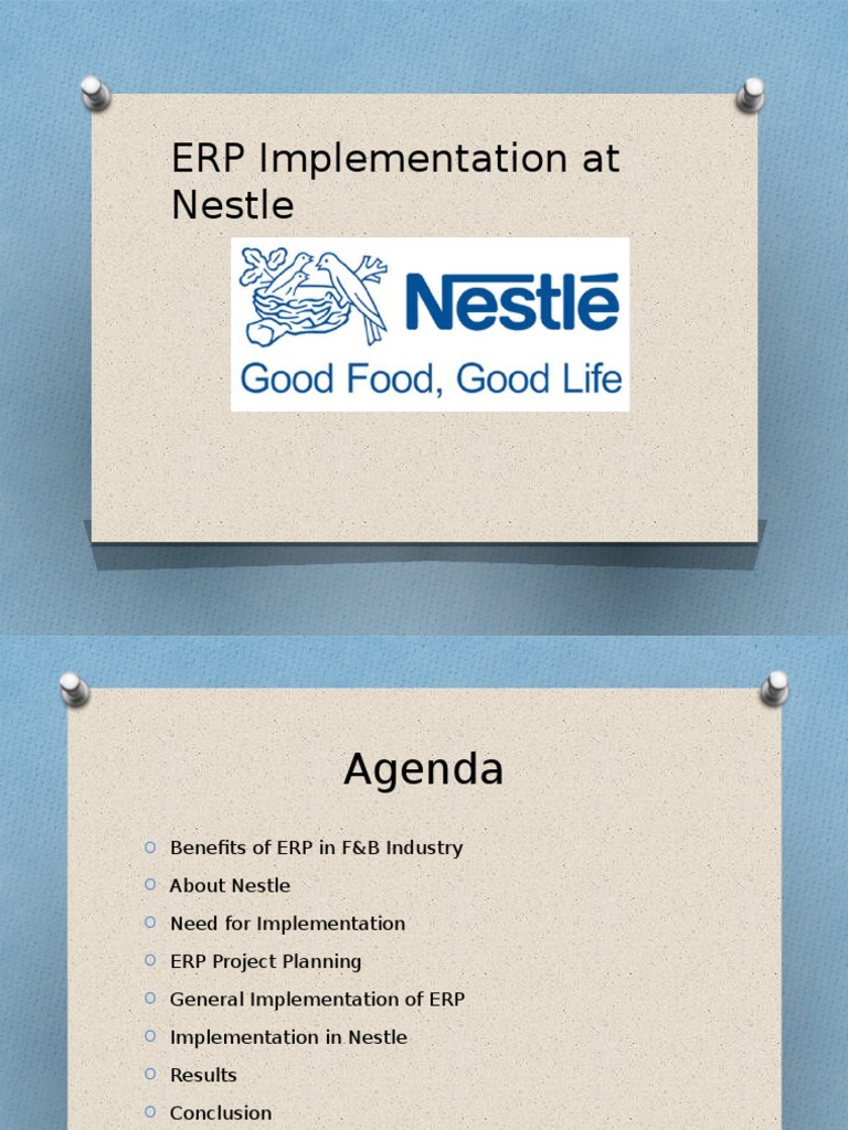 Nestlé ERP Implementation Insights | PDF | Nestlé | Enterprise Resource ...