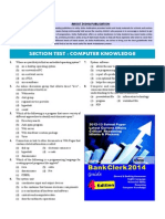 Computer Knowledge Section Test