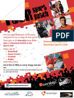 Mixed Youth Sports at Downend School Poster