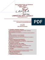 LAMPEA-Doc 2015 – numéro 3 / Jeudi 22 janvier 2015