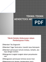 1 Teknik-teknik Mendeteksi Miskonsepsi