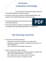 CE2105 Slides Summary - ProcessEvaluationandDesign