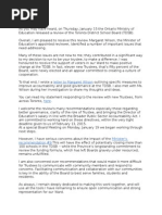 Download Letter to Constituents Regarding the Minister of Educations directives and the Wilson Report by Jennifer Story SN253423478 doc pdf