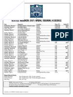 2015 ST Schedule