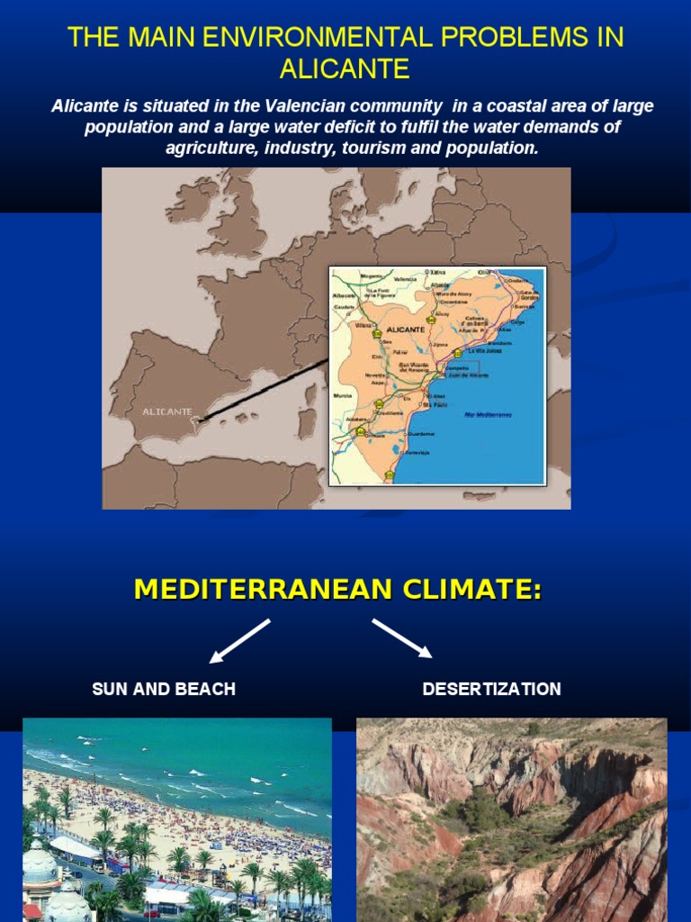 Main Environmental Issues in Alicante | PDF | Wastewater | Wetland