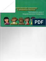 Cartilla Participación Ciudadana e Incidencia Política 