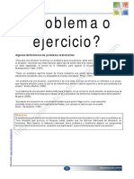 Diferencia Entre Problema y Ejercicio