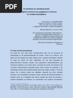 Os Sentidos Da I-materialidade
