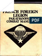 French Foreign Legion Paratrooper Combat Manual Military Manual