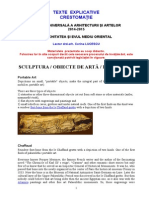 Sculptura / Obiecte de Artă / Paleolitic: Texte Explicative Crestomaţie