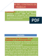 Extincion Del Contrato de Trabajo