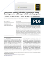 4 Preparation of Graphene Polyaniline Composites by Simple Chemical Procedure and Its Improved Field Emission Properties