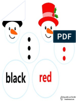 Color Matching Snowmen