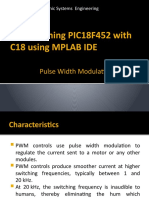 Programming PIC18F452 With C18 Using MPLAB IDE: Pulse Width Modulation