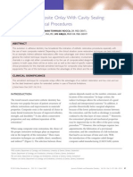 Semidirect Composite Onlay With Cavity Sealing: A Review of Clinical Procedures