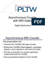 Asynchronous Counter With MSI Gates: Digital Electronics