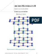 Structure Des Materiaux II Cristallochimie