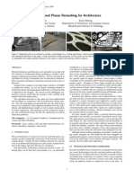 Constrained Planar Remeshing For Architecture