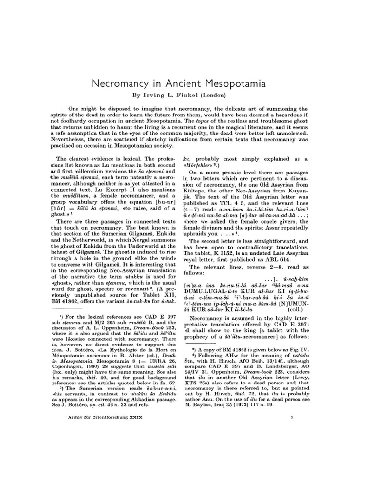 Necromancy | PDF