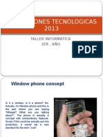 Innovaciones Tecnologicas 2013: Taller Informatica 1er - Año