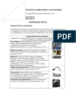 Elementos Básicos de La Computadora y Sus Funciones