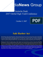 REVISED DB Hi Yield Conf October 03 2007