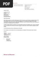 Letter From Debra Dykhuis Regarding Bifeprunox Investigation Jan 22 2015