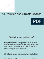 Air Pollution and Climate Change