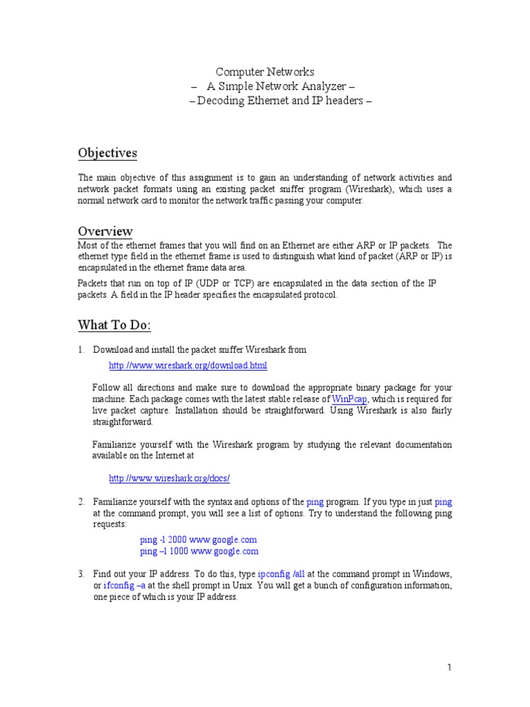 Decoding Network Packet Headers: An Analysis of Ethernet Frames and IP ...