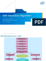 SNP Heuristics Algorithm: Dhanwantry, Kalyan R SAP Systems Analyst / IT SNC PS WW 11.2 2013