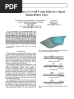 Surface Sensor Network Using Inductive Signal Transmission Layer