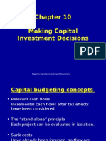 CH 10 - Making Capital Investment Decisions