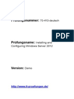 Microsoft Windows Server 2012 70-410-Deutsch Beispielfragen