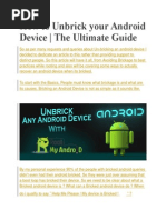 How To Unbrick Your Android Device!