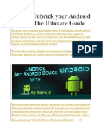 How To Unbrick Your Android Device!