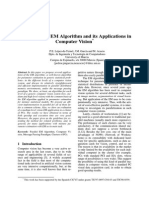 The Parallel EM Algorithm and Its Applications in Computer Vision