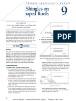 Installing Shingles On Special Shaped Roofs: Certainteed Shingle Applicator'S Manual