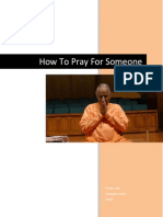 How to Offer Silent Prayers for Someone's Well-Being