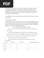 How To Calculate Your CGPA