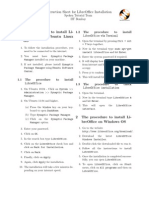 LibreOffice Suite Base Installation Sheet English PDF